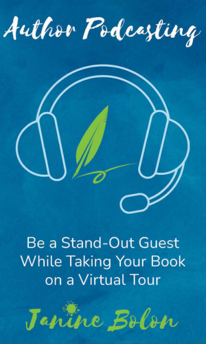 Author Podcasting book by Janine Bolon